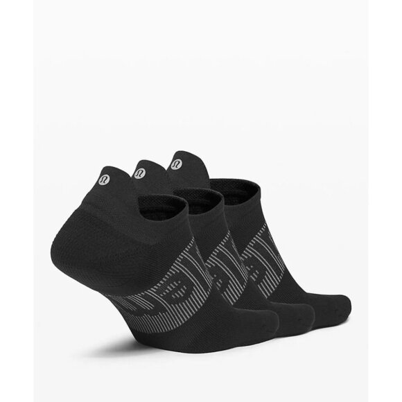 Men's Power Stride Tab Socks (3 Pack) - Black - Picture 3 of 4